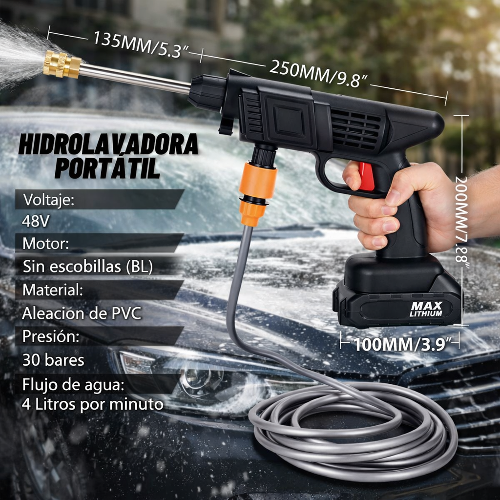HIDROLAVADORA INALÁMBRICA 48V