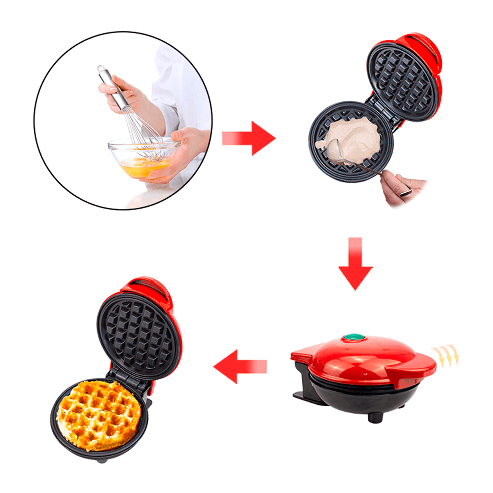 MINI WAFLERA PLANCHA PANQUEQUES