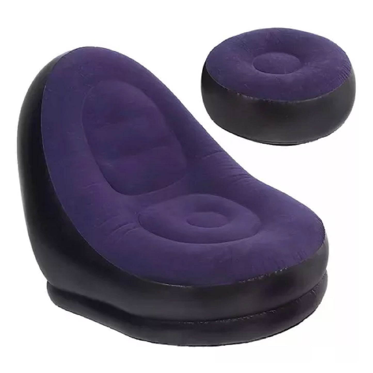 SILLON INFLABLE CON REPOSA PIES