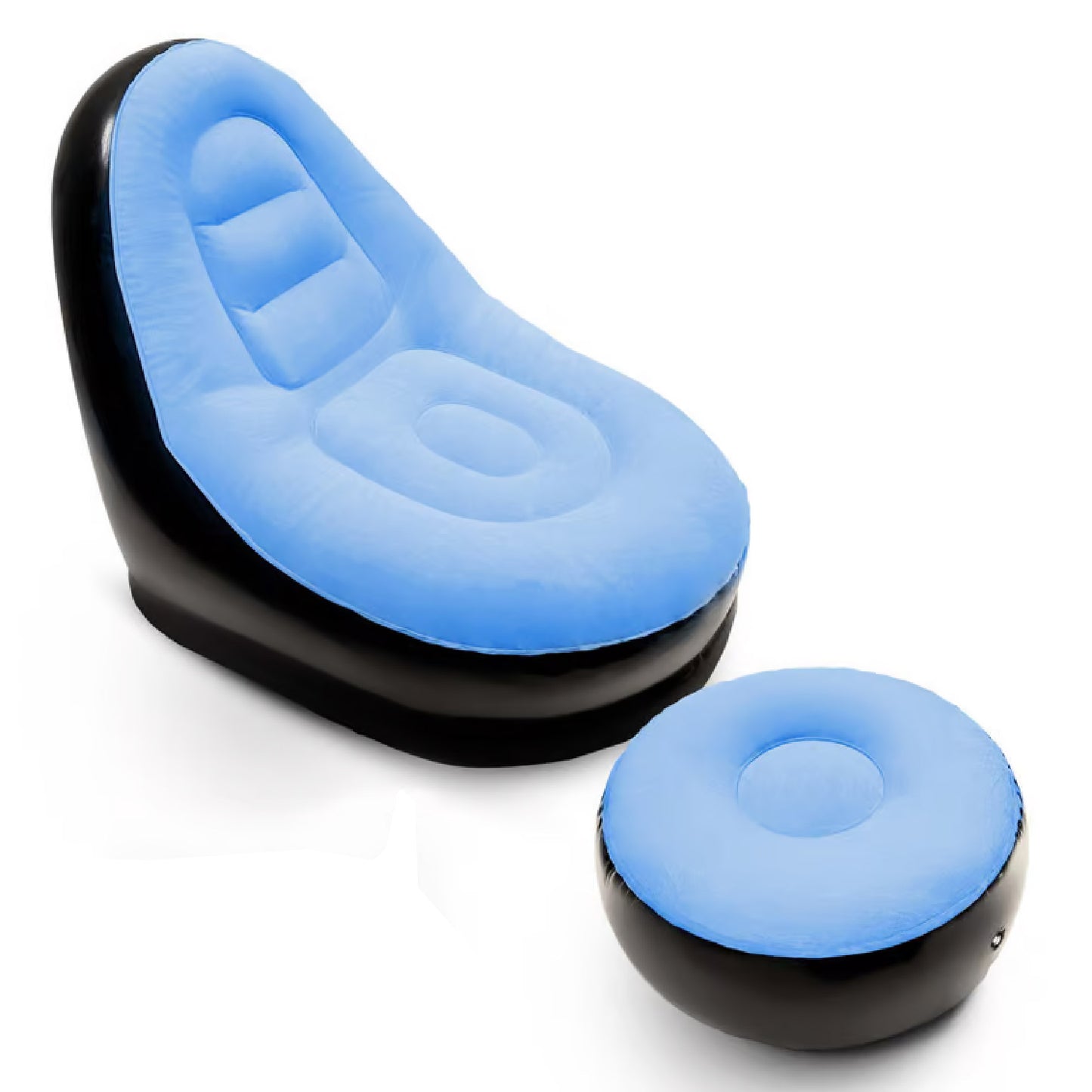SILLON INFLABLE CON REPOSA PIES