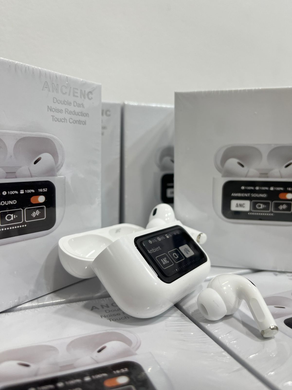 AUDIFONOS INALAMBRICOS AIRDPORS PRO CON PANTALLA