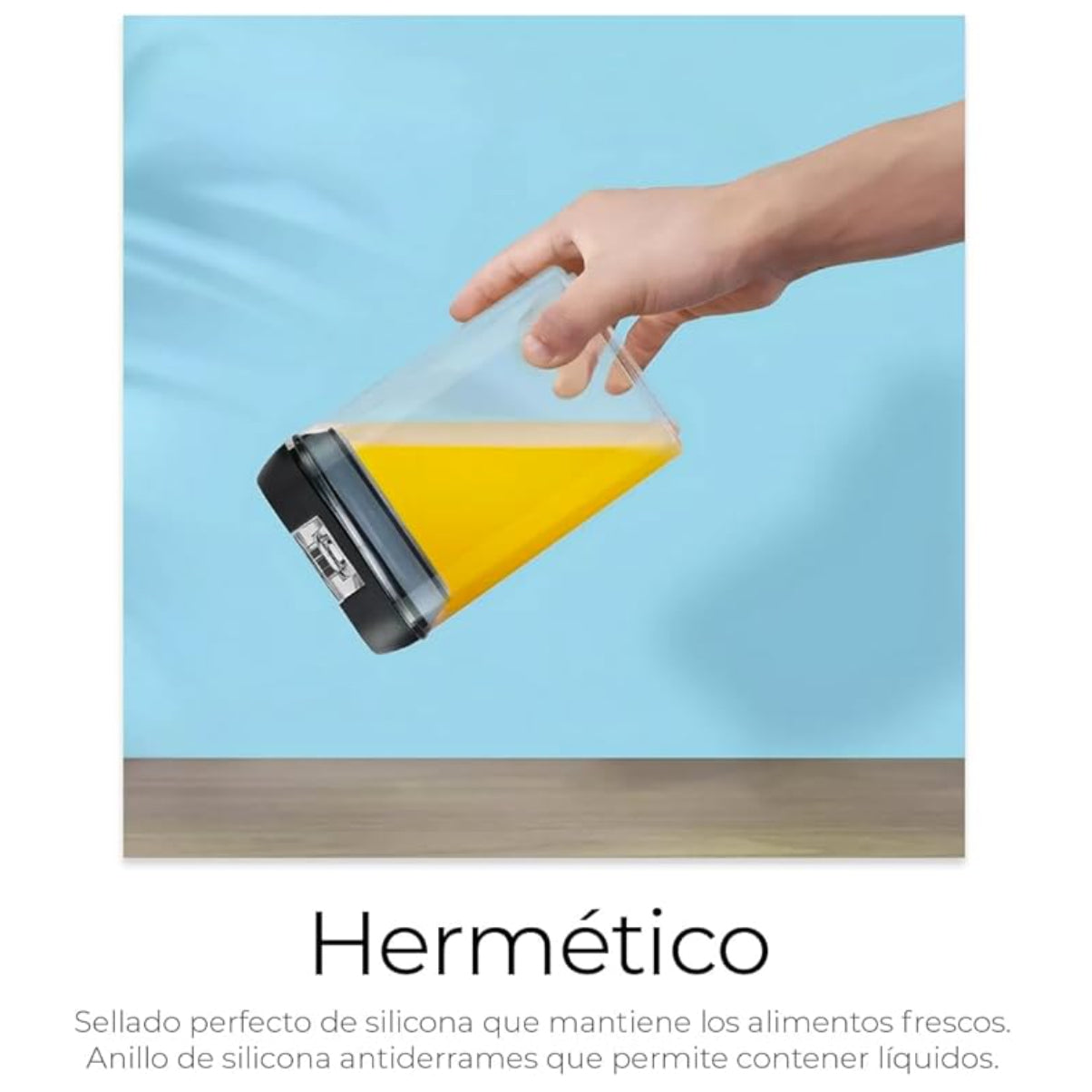 CONTENEDOR DE ALIMENTOS HERMETICOS X7 COCINA