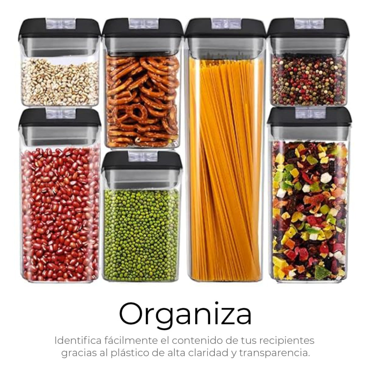 CONTENEDOR DE ALIMENTOS HERMETICOS X7 COCINA