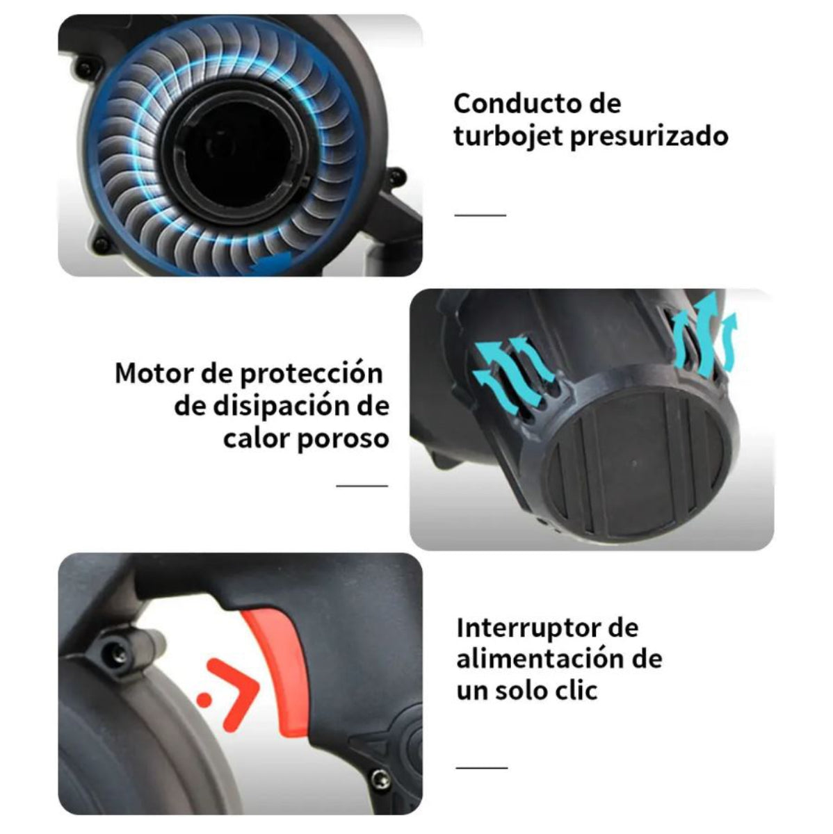 SOPLADOR Y ASPIRADO 2 BATERIAS