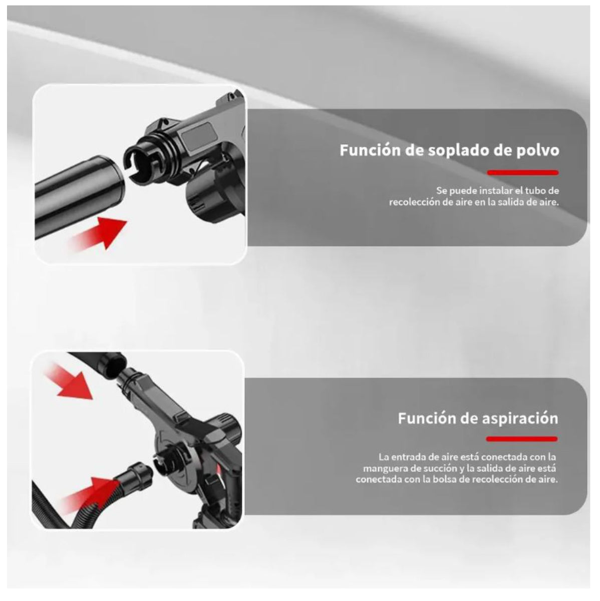 SOPLADOR Y ASPIRADO 2 BATERIAS