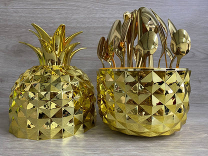 JUEGO DE CUBIERTOS HUEVO PIÑA X 24